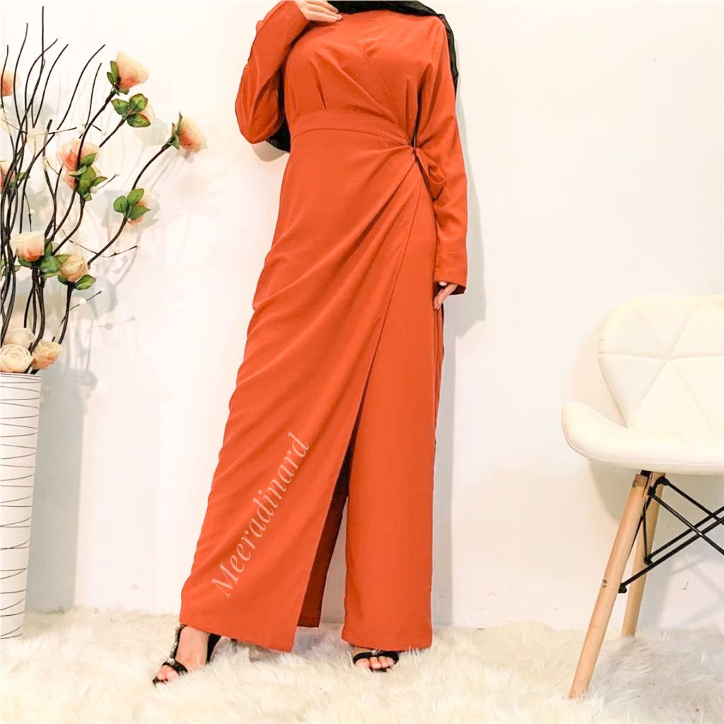 Adiza Wrap Jumpsuit | Elegant Design | Modest Maxi Dress For Her